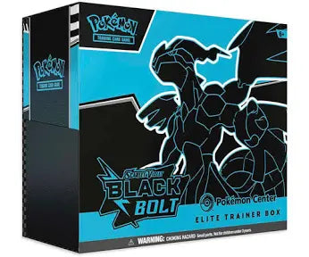 SCARLET & VIOLET BLACK BOLT ELITE TRAINER BOX POKEMON TCG + Free Mystery Pack