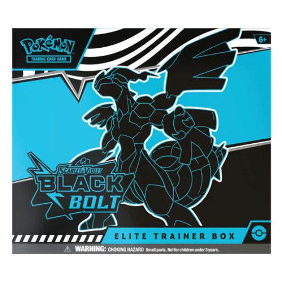 SCARLET & VIOLET BLACK BOLT ELITE TRAINER BOX POKEMON TCG + Free Mystery Pack