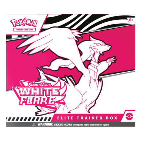 POKEMON TCG SCARLET & VIOLET WHITE FLARE ELITE TRAINER BOX + Free Mystery Pack