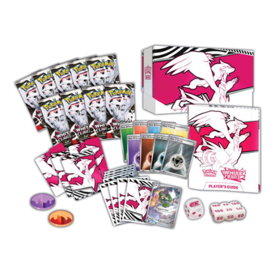 POKEMON TCG SCARLET & VIOLET WHITE FLARE ELITE TRAINER BOX + Free Mystery Pack